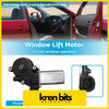 Front right window lift motor in black and silver with six pins for holden colorado electric use