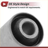 Black rubber front shock absorber bushing with metallic inner ring for Toyota HiLux Landcruiser 2005-2023