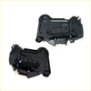 Black plastic front side door lock actuator assemblies for toyota hilux revo 2015 to 2023 shown from back side
