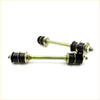 Front stabilizer link rod set with black rubber bushings and gold metal ends for nissan navara d21 king cab 1986-1997