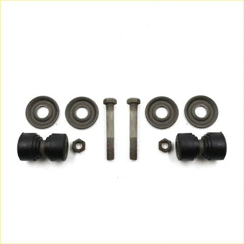 Black rubber bushings with metal bolts and washers for front stabilizer link rod set toyota hilux 2nd gen
