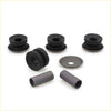 Front tension rod bush for datsun nissan 620 in black rubber with gray metal washers for 1972-1979 models