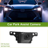 Black plastic front view car park assist camera with mounting bracket for toyota asian dragon 2019-2022