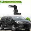 Black plastic front view camera with mounting bracket for Toyota Sienna 2020-2023 includes 2 cameras