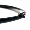 Black rubber front windshield molding with u-shaped weather stripping seal for toyota hilux ln145 ln146 ln147 1997-2005