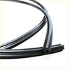 Black rubber weather stripping seal for front windshield moulding on toyota hilux ln147 ln150 ln172 rzn169 1997-2005