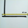 Black metal front windshield moulding seal trim piece 67 cm long for nissan datsun d21 1986-1997