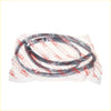 Black rubber front windshield seal for toyota hilux ln80 ln86 ln108 1988-1997 wrapped in clear plastic with red toyota logo