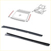 Black metal side skirt molding for nissan datsun d21 1986-1997 front windshield side molding seal