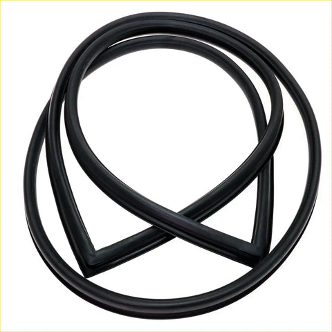 Black rubber gasket seal flexible durable front windshield weatherstrip for Nissan Datsun 520 521 1968-1973