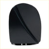 Black glossy plastic toilet seat with smooth curved design fuel door cover for nissan navara king cab d40 2007-2014