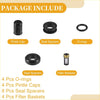 Black pintle caps seal spacers o rings and filter baskets for fuel injector seal o ring set for toyota cressida 1988