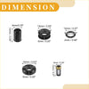 Black rubber fuel injector seal o rings made of nbr rubber with precise dimensions for 1988 toyota cressida