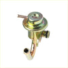Gold metal fuel pressure regulator with curved hose and threaded ports for 89-06 nissan navara pathfinder