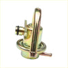Gold-colored metal fuel pressure regulator with handle threaded port and small tube for 89-06 nissan navara pathfinder