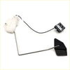 White plastic fuel sender unit with black connector and metal float arm for toyota hilux sr5 2005-2015 back side view