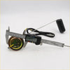 Stainless steel fuel tank gauge sending unit with black rubber handle and yellow wiring for nissan datsun 720 79-86