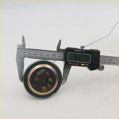 Circular metallic gse 6s battery terminal with black and gold finish for fuel tank gauge sending unit Nissan Datsun Ute 720
