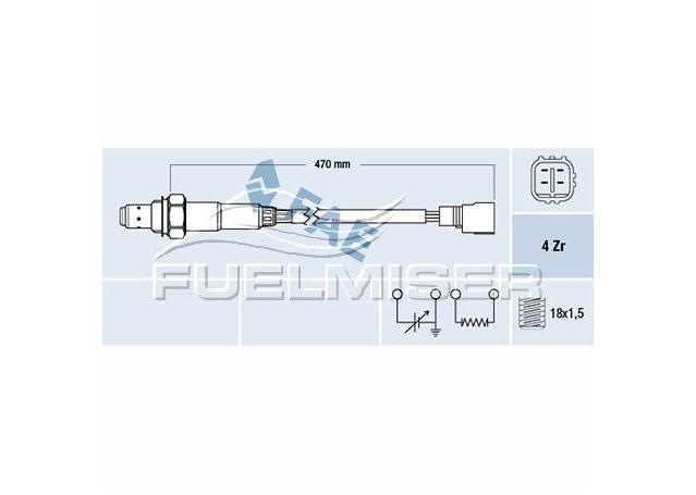 Fuelmiser Oxygen Lambda Sensor COS5345