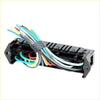 Black plastic fuse block assembly wiring harness with multicolored wires for nissan datsun 720 e23 f22 1980-1989