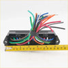 Black plastic fuse block assembly with colorful insulated wiring harness for Nissan Datsun 720 1980-1989