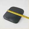 Black square digital scale with rounded corners and glossy finish shown with gas door fuel lid cover for toyota hilux