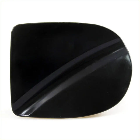 Black glossy plastic gas fuel cover lid with smooth curved design for nissan datsun navara king cab 2004-2014