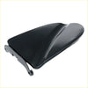 Black glossy plastic gas fuel cover lid with sleek curved design and mounting bracket for nissan navara king cab 4wd