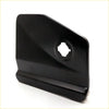 Black plastic rearview mirror mounting bracket with hexagonal hole for gas fuel door cover on nissan hardbody pathfinder