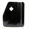 Black plastic gas fuel door cover cap with six-pointed hole for nissan hardbody pathfinder 1985-1999 attachment