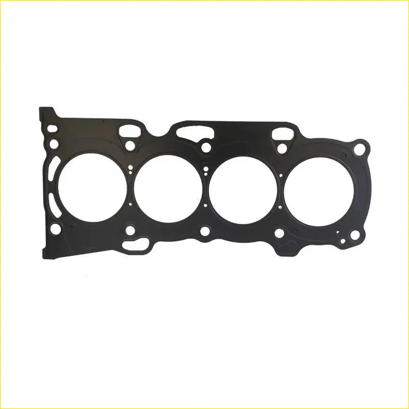 Black rubber head gasket with four circular openings and mounting holes for gasket pro 1azfe toyota camry avensis rav4 ii