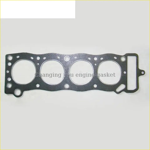Black textured gasket pro 21r 21r-u cylinder head gasket with four circular openings for Toyota Cressida Celica 2.0