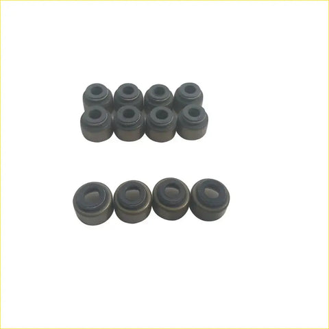 Set of ten black rubber valve stem oil seals for gasket pro 2e 3e toyota corolla tercel 12v engine