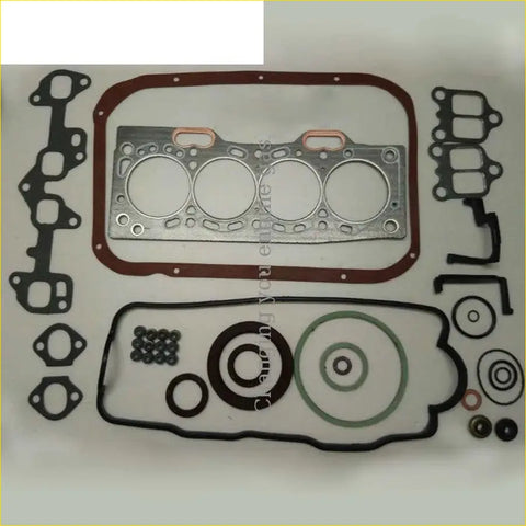Metallic gasket pro 2e engine head gasket with red rubber seal and four cylinder openings for toyota corolla starlet tercel 1.3l