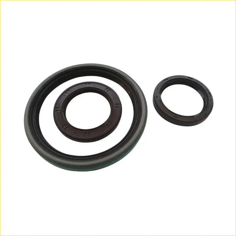 Black rubber gasket pro crankshaft oil seals with outer and inner rings for toyota 3sfe engine use