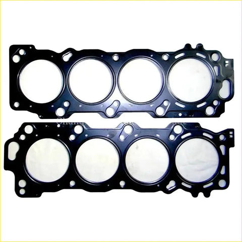 Black metal cylinder head gasket with four circular openings for toyota crown uzs200l lexus cs430 v8 gasket pro 3uzfe