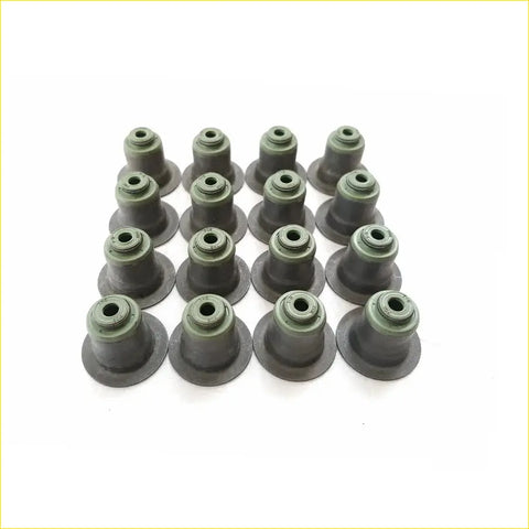 Set of twelve dark green and black rubber valve cover seals for chrysler sebring dodge caliber 2.4 engine models