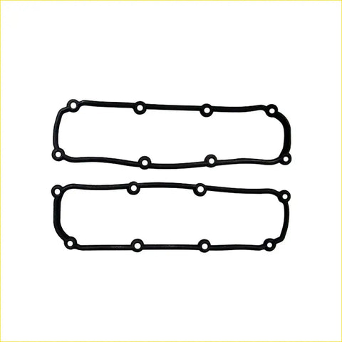 Black rubber valve cover gaskets with circular mounting holes for Chrysler Voyager iv and Jeep Wrangler iii rocker cover set