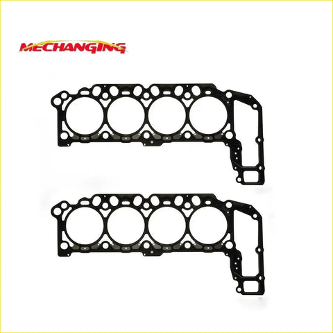 Black rubber gasket set with four openings for dodge ram 1500 dakota 4.7 metal cylinder head use
