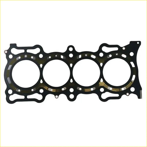 Black rubber gasket pro f22b1 with four holes and metallic strips for honda accord cylinder head gasket use