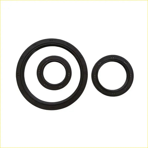 Black rubber gasket pro crankshaft oil seal for chrysler vista 16v sohc mitsubishi 4g93 with smooth concentric rings