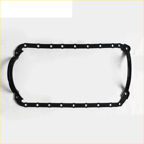 Black rubber oil pan gasket with circular mounting holes for gasket pro isuzu elf chassis 4ja1 4jb1 engines