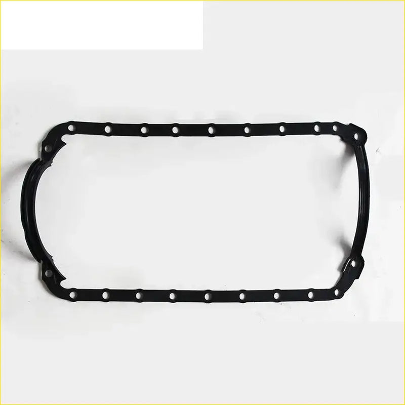 Black rubber oil pan gasket with circular mounting holes for gasket pro isuzu elf chassis 4ja1 4jb1 engines