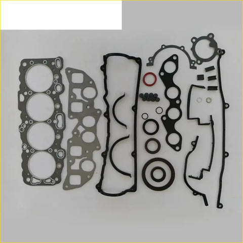 Black and silver metal and rubber gasket set with o-rings and seals for Nissan Almera i hatchback Sunny 2.0 d cd20