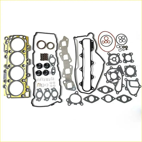 Yellow engine head gasket set with black rubber seals and metal parts for nissan murano nt400 navara pathfinder 2.5 yd25ddti