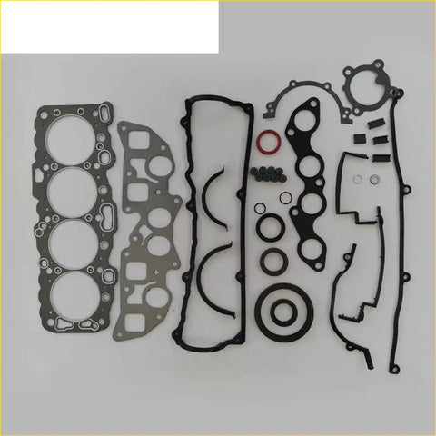 Black and silver engine gasket set with rubber seals for nissan primera sunny almera cd20 cylinder head and valve cover