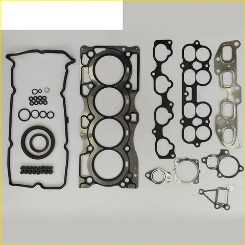 Black rubber and metallic gasket set for nissan x-trail 16v qr25de engine head full metal set