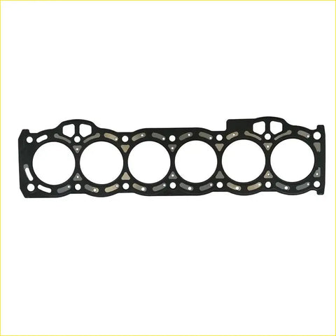 Black metal cylinder head gasket with five circular openings and textured design for toyota altezza 24v 1gfe