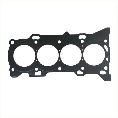 Black engine head gasket with four circular openings and mounting holes for toyota camry sienna lexus rx 2 5l