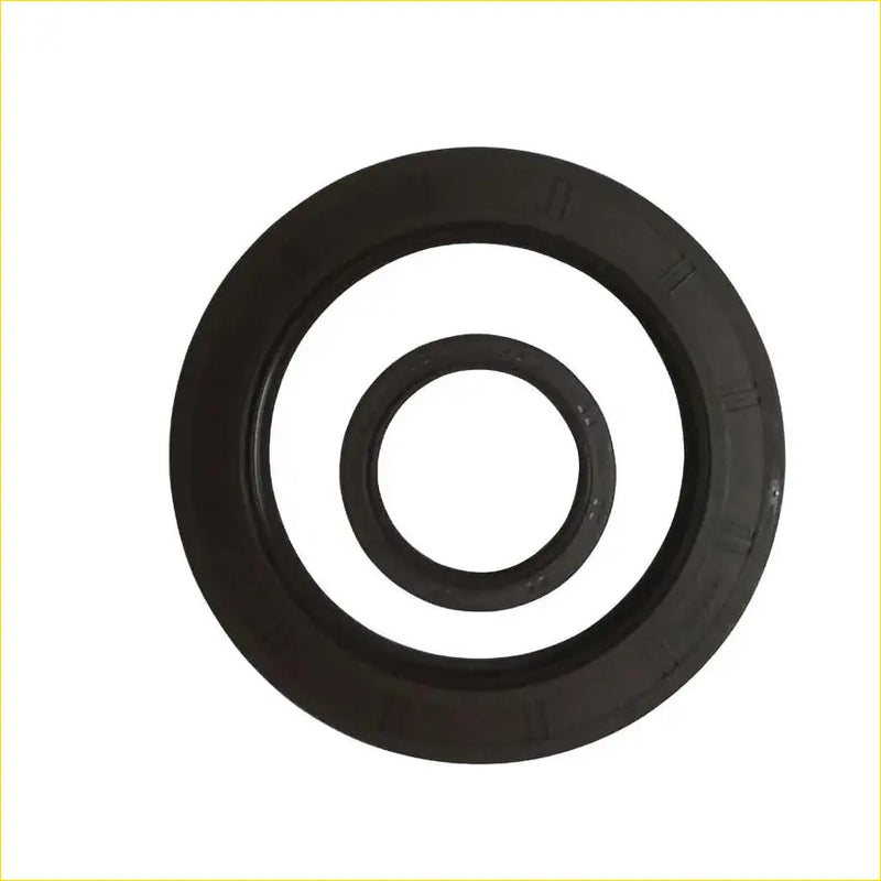 Black rubber crankshaft oil seal ring with concentric circular design for toyota corolla auris 1zrfe 2zrfe gasket pro